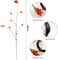 4-Pack Artificial Fall Ficus Branches – 38" Faux Orange Leaf Shrubs for Home Décor, Centerpiece Vase Fillers, Thanksgiving, Autumn Banquet & Seasonal Decorations